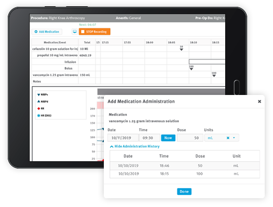 ASC Anesthesia Documentation Software