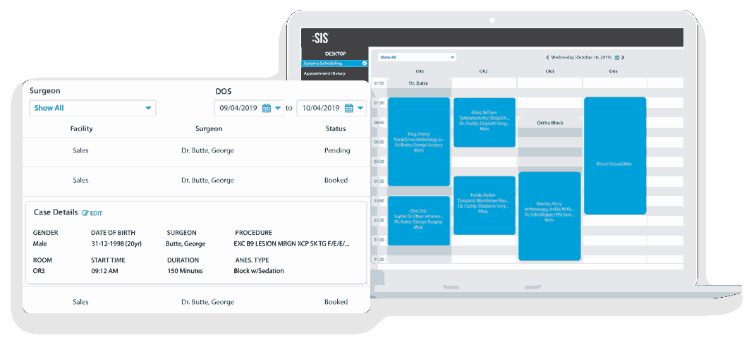 SIS Link™ - Connecting Surgeons' Offices and ASCs | SIS